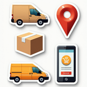 Shopping & Retail Icons - Sticker Sheet v8